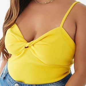 twisted cutout cami